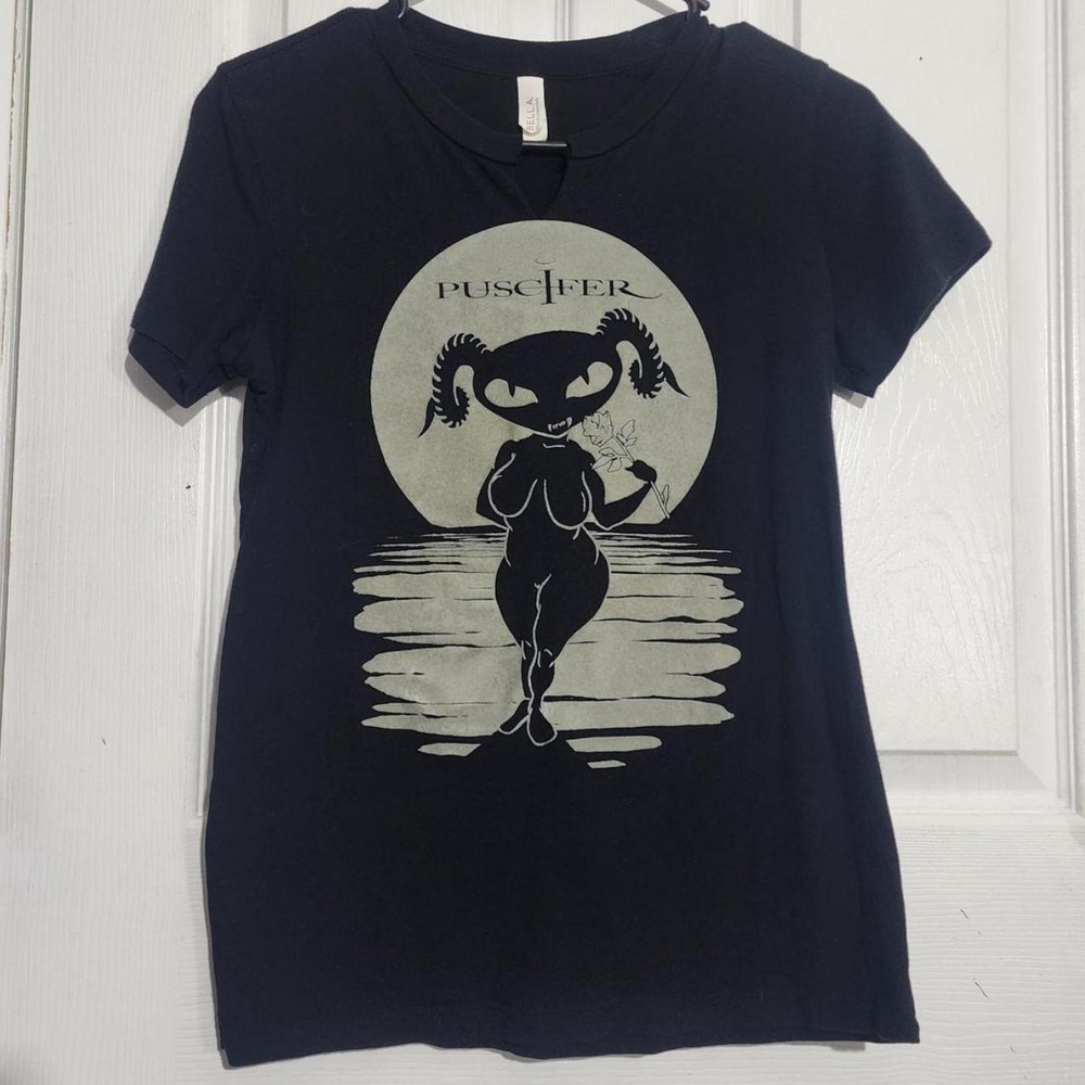 Black Puscifer Band Graphic T-Shirt